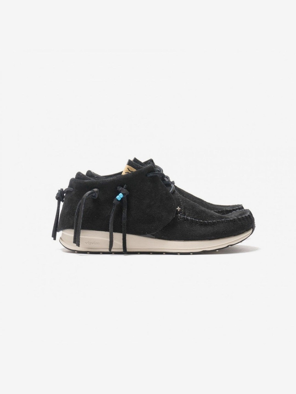 Visvim FBT Black Suede Moccasin Sneakers US 8 Vibram Low Top Shoes⁠